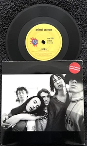 Primal Scream – Rocks / Funky Jam 7'' Vinyl 1994 CLEANED/TESTED EX/VG+ VIDEO - Picture 1 of 7