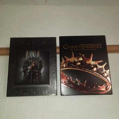 GAME OF THRONES Seasons 1 & 2 Boxsets Blu-Ray With Slip Covers HBO Series - Image 1 of 4