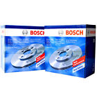 2x Bosch brake disc rear for BMW 5 E39 2.0-4.4 09.95-05.04