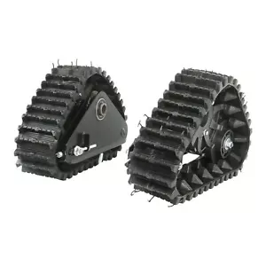Pair Rear Wheel Track for Four Wheeler ATV UTV Quad Snow Sand Snowmobile Tractor - Picture 1 of 14