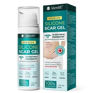 Silicone Scar Gel for Stretch Mark 100% Silicone Scar Cream - Remove New Old ... - Picture 1 of 6