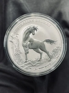 Moneda de plata Australia Brumby 2022 1 oz BU - Imagen 1 de 4