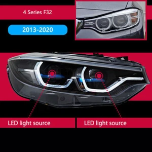 LED Headlights Assembly For BMW 4 Series F32 F36 F82 2013-20 Xenon/HID Facelift - Bild 1 von 20
