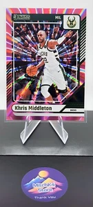 2024-25 Panini Donruss #76 Khris Middleton #17/50 Holo láser rosa - Imagen 1 de 2