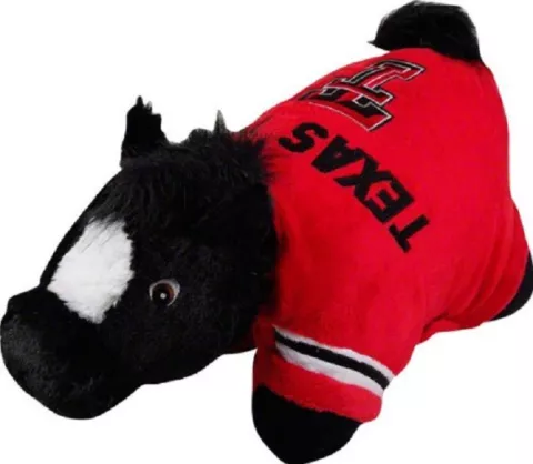 Texas Tech Red Raiders Large 18" Mascot Pillow Pet - NCAA Cover