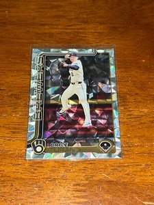 Brice Turang 2025 Topps Series 1 Diamante #45 Milwaukee Brewers - Picture 1 of 2