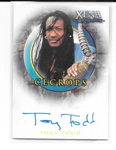 2003 Rittenhouse Xena Tony Todd Cecrops Candyman Signed AUTO A40 SP RARE READ - Picture 1 of 2