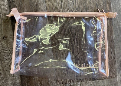 BOLSA DE VIAJE IMPERMEABLE TRANSPARENTE TRANSPARENTE ARTÍCULOS DE TOCADOR COSMÉTICOS MAQUILLAJE NORDSTROM Foto 1 de 4