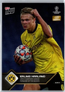 Erling Haaland Topps Now 2021 UEFA UCL FWD Season #10 Mint+ - Picture 1 of 2