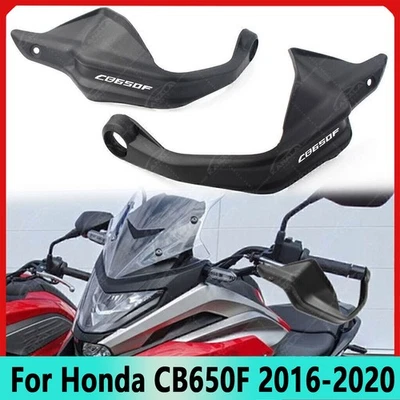 Black CNC Handguard Shield Hand Guard Protector For Honda CB650F 2016-2020 New Foto 1 de 3
