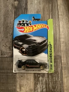 HOT WHEELS HW WORKSHOP NISSAN SKYLINE GT-R (R34) 2014 SCHWARZ lose - Bild 1 von 4