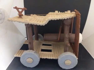 Vintage 1985 Kenner Star Wars Power of the Force - Ewok Battle Wagon INCOMPLETE - Picture 1 of 6
