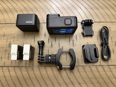 GoPro Hero10 Black Bundle - 2 Enduro Batteries, Dual Charger, Mounts & Cable - Image 1 of 4