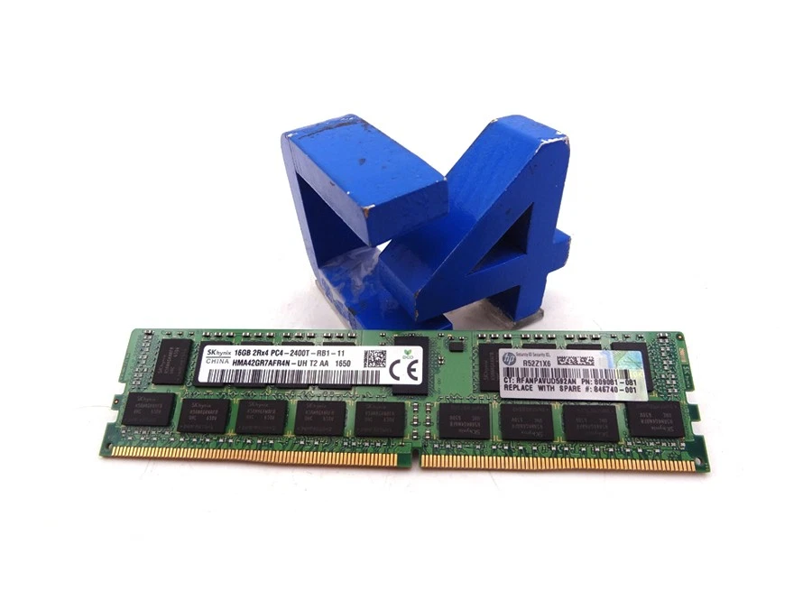 HP 846740-001 16GB (1X16GB) DOBLE RANGO X4 DDR - 836220-B21, 809081-001, 809081-08 Foto 1 de 1
