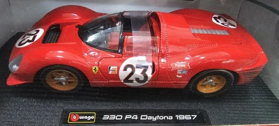 BURAGO RACING 1:24 AUTO DIE CAST FERRARI  330 P4 DAYTONA 1967 Ferrari Modellismo - Immagine 1 di 3