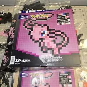 Mega Bloks Pokeman Mew Pixel Art 13+ 434 Teile von Mattel - Bild 1 von 2