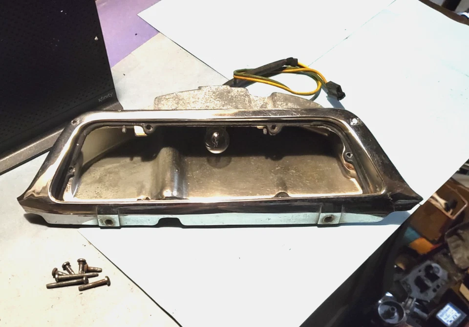 1962 - 63 克莱斯勒帝国前铬转向信号外壳/带灯泡就绪 4 镜头 — 第 1/4 张图片