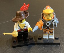 Lego Minifigures Series 12 Space Minor, and Swashbuckler 