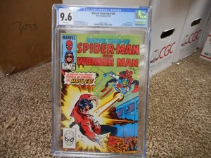Marvel Team-Up 136 cgc 9.6 Spiderman Wonder Man WHITE pgs 1983 NM MINT TV show - Picture 1 of 3