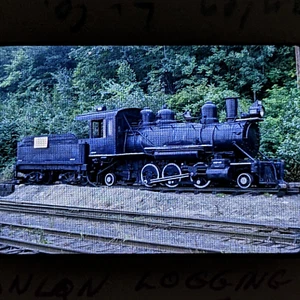 1964 Railroad Slide Scanlon Logging Co No 1 2-6-2 North Walpole New Hampshire - Picture 1 of 5