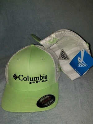 Boné verde limão Columbia PFG pequeno/médio - Imagem 1 de 4