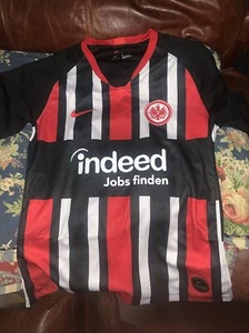 Nike Dri-Fit Indeed Jobs Finden SGE Soccer Jersey Black/white/red Sz M - Picture 1 of 8