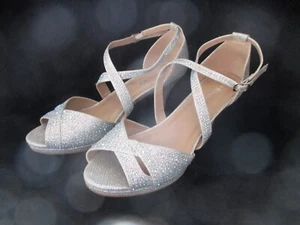 Rhinestone Jewel Women’s Dress Wedding Heels Shoes/Sandals (size 8 1/2) 8.5 - Picture 1 of 7