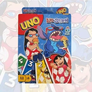 UNO Lilo And Stitch Card Game Travel Games Board Games Family Portable Fun - Picture 1 of 6