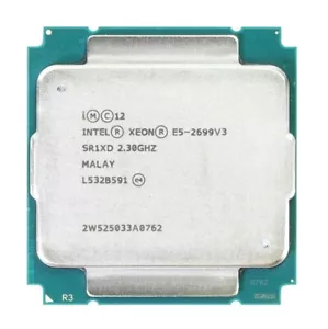 Intel Xeon E5-2699 V3 2.3GHz 18 Core 36 Threads 145W LGA 2011-3 CPU Processor - Picture 1 of 1