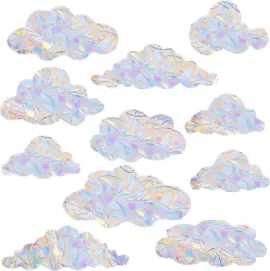 Cloud Window Clings Cloud Window Decals Static Cling Window Sticker anti Collisi - Picture 1 of 7