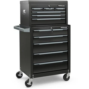 11 Drawer Rolling Steel Garage Tool Chest w/ Hanging Hole Central Locking System - Picture 1 of 7