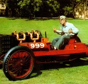 999 Racer Car Henry Road Museum Greenfield Village Dearborn MI Vintage Postcard - Picture 1 of 4