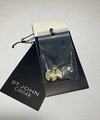 St John Caviar Replacement Buttons, White Enamel - Image 1 of 4