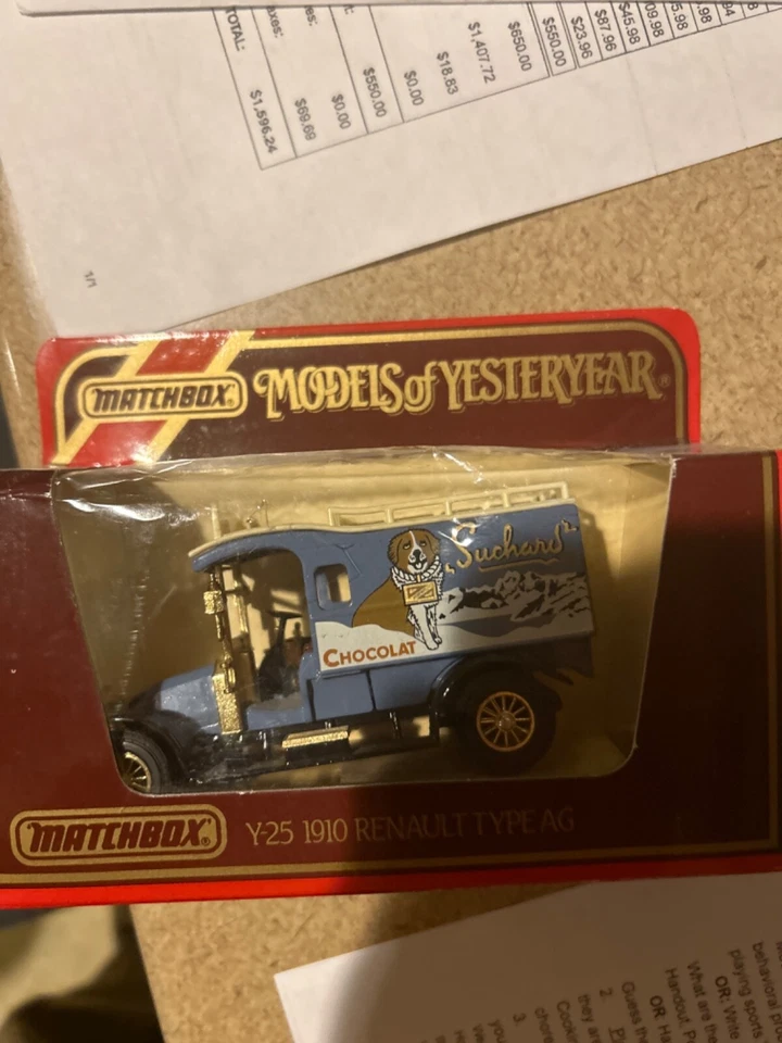 Matchbox Die-cast Y-25 1910 Renault Type Ag Models Of Yesteryear Truck  Toy Car - Image 1 of 1