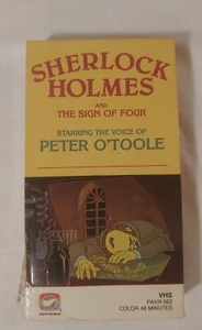 Sherlock Holmes And The Sign Of Four. Animated VHS. Peter O'toole. (1983) Rare - Picture 1 of 10