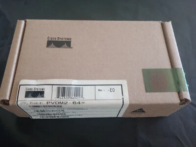 New Cisco PVDM2-64 High Density 64-Channel Packet Fax and Voice DSP Module - Image 1 of 2