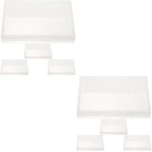 2 Pack Aufbewahrungsbox Für Nagellackierköpfe Leer Necessaire Vorratsbehälter - Bild 1 von 12