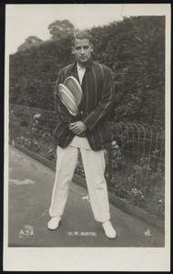 E Trim & Co - 'Bunny Austin (GB) at Wimbledon A38' (1931) - Unused Tennis Pos...