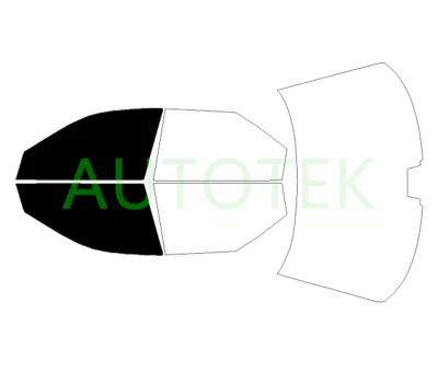 PreCut Film Front Two Door Windows Any Tint Shade For Dodge Intrepid 1993-1997 - Image 1 of 4