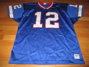 Vintage Wilson JIM KELLY No. 12 BUFFALO BILLS (Size XL) Football Jersey - Picture 1 of 8