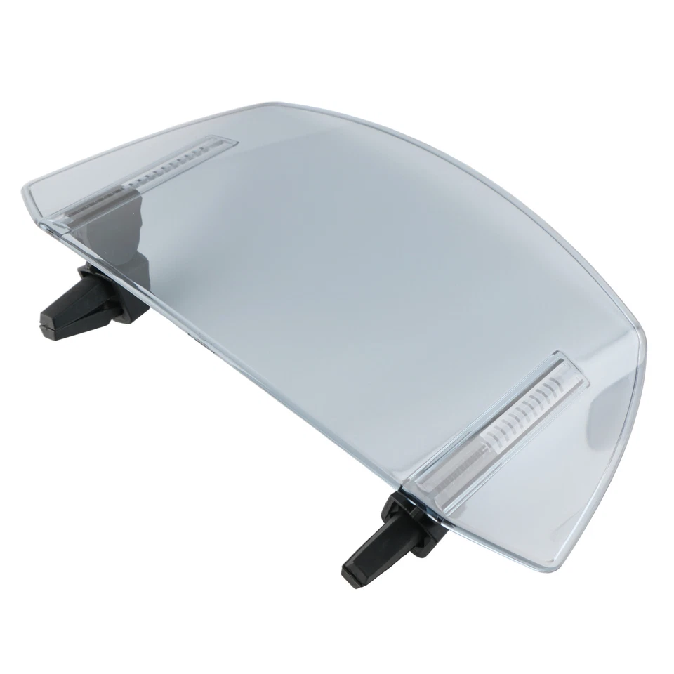 Alerón de extensión deflector parabrisas azul claro para motocicleta clip Foto 1 de 4