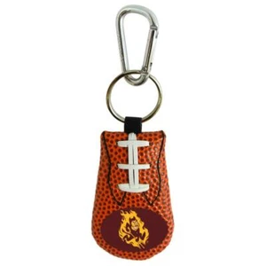 Arizona State Sun Devils Leather Football Keychain [New] NCAA Key Chain Jewelry - Picture 1 of 1
