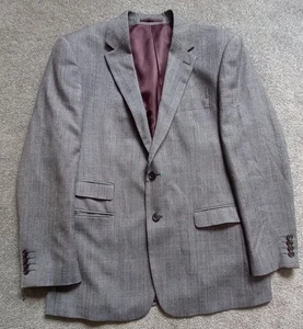 Skopes Men's Luxury Collection H'stooth Style Grey Suit Jacket Classic [UK 44R] - Picture 1 of 7
