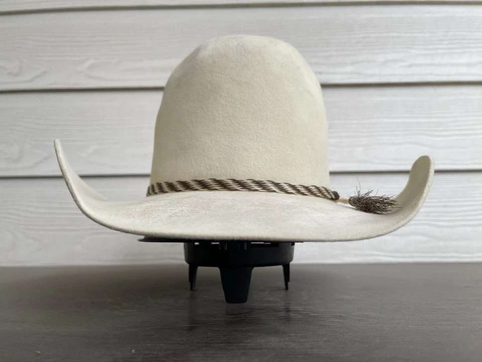 $629 Rugged 20X Catalena 6 7/8 Western Cowboy Hat Yellowstone Rodeo Rip - Image 1 of 4