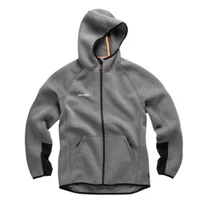 Scruffs - Jaket Hoodie Lapisan Udara Perdagangan Warna Arang - M - Picture 1 of 5