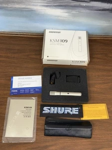 Shure KSM109-SL Condenser Microphone 0db-15db XLR 3Pin Wired Connectivity Silver - Picture 1 of 24