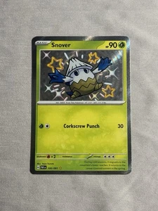 Pokémon TCG Snover 100/091 SV: Paldean Fates Shiny Holo🔥 - Picture 1 of 4