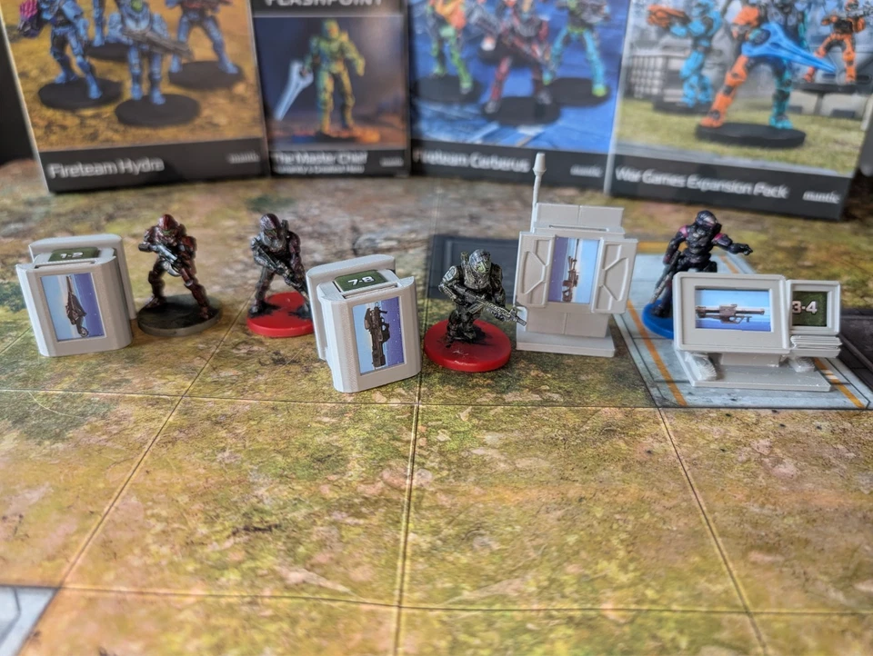 MANTIC Halo Flashpoint Weapon Spawn Holders/Terrain