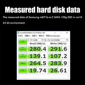Transparentes Typec Gen1 SSD-Gehäuse M.2 Ngff State Festplattengehäuse CHP - Afbeelding 1 van 12