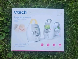 VTech Digital Audio Baby Monitor With Two Parent Units, DM221-2 New Old Stock. - Picture 1 of 6